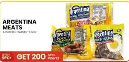 Seafood City Argentina meats offer