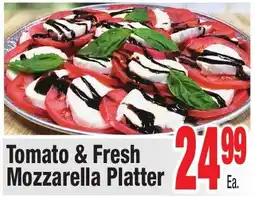 King Kullen Tomato & Fresh Mozzarella Platter offer