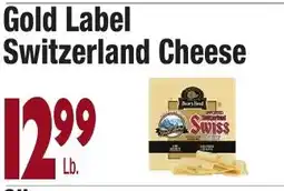 King Kullen Gold Label switzerland cheese offer