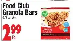 King Kullen Food Club Granola Bars offer
