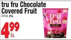 King Kullen tru fru Chocolate Covered Fruit offer