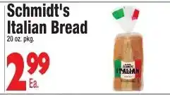 King Kullen Schmidt's Italian Bread offer