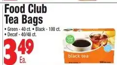 King Kullen Food Club Tea Bags offer