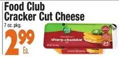 King Kullen Food Club cracker cut cheese offer