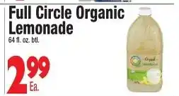 King Kullen Full Circle Organic Lemonade offer