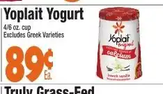 King Kullen Yoplait Yogurt offer