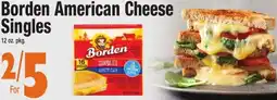 King Kullen Borden American Cheese Singles offer