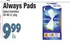 King Kullen Always Pads offer