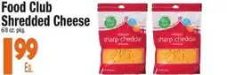 King Kullen Food Club Shredded Cheese offer