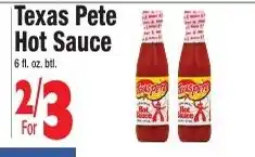 King Kullen Texas Pete Hot Sauce offer