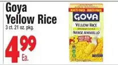 King Kullen Goya yellow rice offer