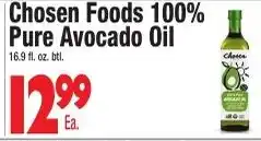 King Kullen Chosen Foods pure avocado oil offer