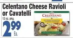 King Kullen Celentano Cheese Ravioli or Cavatelli offer