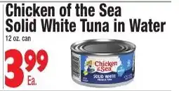 King Kullen Chicken of the Sea solid white tuna in water offer