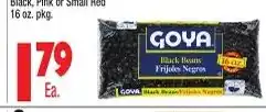 King Kullen Goya black beans offer