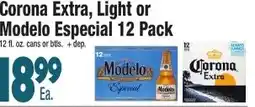 King Kullen Corona Extra, Light or Modelo Especial offer