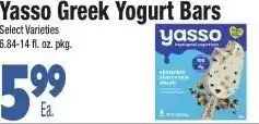 King Kullen Yasso Greek Yogurt Bars offer