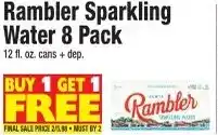 King Kullen Rambler Sparkling Water offer