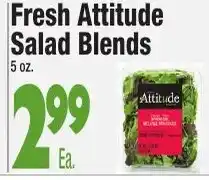 King Kullen Fresh Attitude Salad Blends offer
