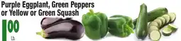 King Kullen Purple Eggplant, Green Peppers or Yellow or Green Squash offer