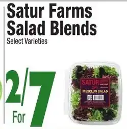 King Kullen Satur Farms Salad Blends offer