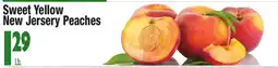 King Kullen Sweet Yellow New Jersey Peaches offer