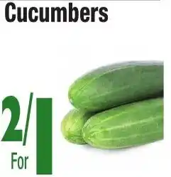 King Kullen Cucumbers offer