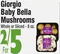 King Kullen Giorgio baby bella mushrooms offer