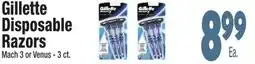 King Kullen Gillette Disposable Razors offer