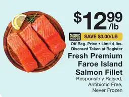 Fairway Store Market Fairway Insider Fresh Premium Faroe Island Salmon Fillet offer