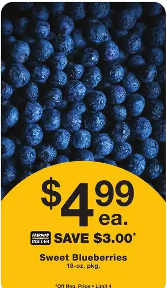 Fairway Insider Sweet Blueberries