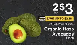 Fairway Store Market Fairway insider organic hass avocados offer