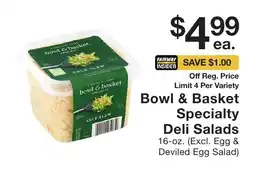 Fairway Store Market Bowl & Basket Specialty Deli Salads offer