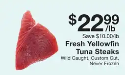 Fairway Store Market Fresh Yellowfin Tuna Steaks offer