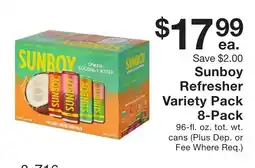Fairway Store Market Sunboy Refresher Variety Pack offer