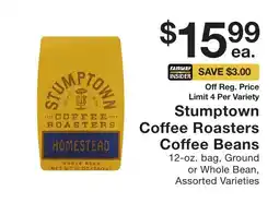 Fairway Store Market Stumptown Coffee Roasters Coffee Beans offer