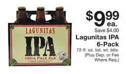 Fairway Store Market Lagunitas ipa offer