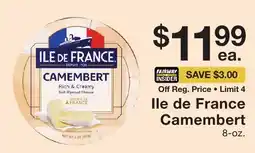 Fairway Store Market Ile de France Camembert offer
