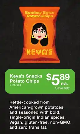 Fairway Store Market Keya's Snacks Potato Chips offer