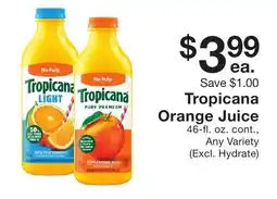 Fairway Store Market Tropicana Orange Juice offer