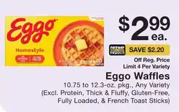 Fairway Store Market Eggo Waffles offer