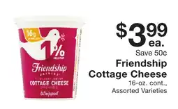 Fairway Store Market Friendship Cottage Cheese offer