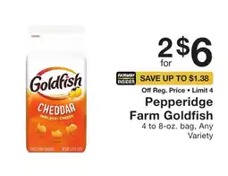 Fairway Store Market Pepperidge Farm Goldfish offer