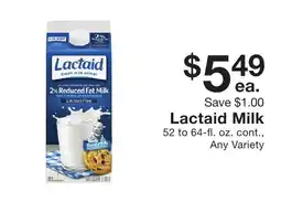 Fairway Store Market Lactaid Milk offer