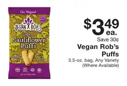 Fairway Store Market Vegan Rob's Puffs offer