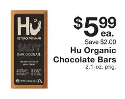 Fairway Store Market Hu Organic Chocolate Bars offer