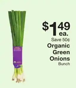 Fairway Store Market Organic Green Onions offer