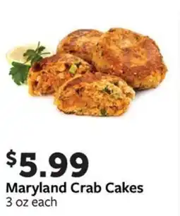 Fareway Maryland Crab Cakes offer