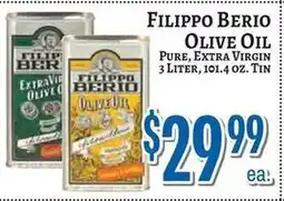 Trade Fair Supermarket Filippo Berio olive oil offer