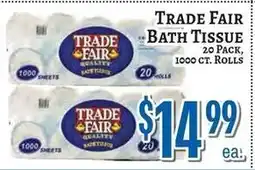 Trade Fair Supermarket Trade Fair bath tissue offer